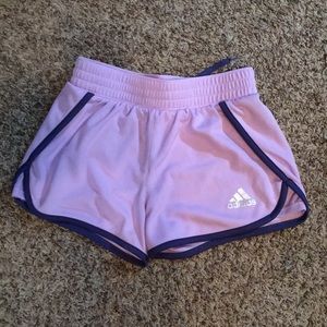Girls Adidas Running Shorts Size Small